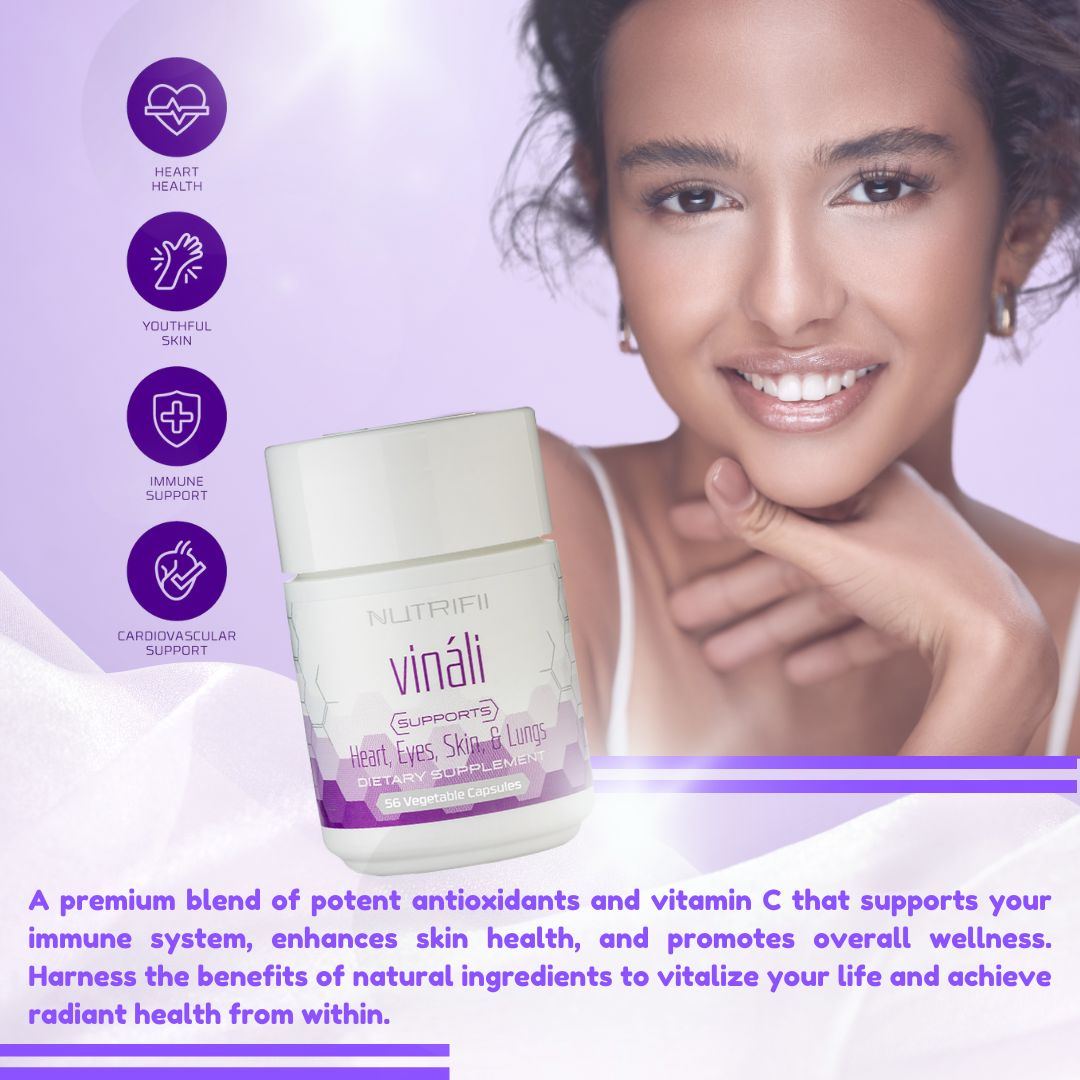 Nutrifii Vinali - Potent antioxidants and vitamin C that support your immune system and enhance skin health - shop at Biosense-Ariix.com - BiosenseClinic - Nutrifii™ Vinali®