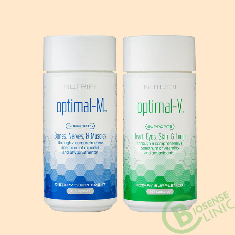 Nutrifii™ Optimals - Shop at BiosenseAriix - BiosenseClinic - Optimal-V® + Optimal-M®