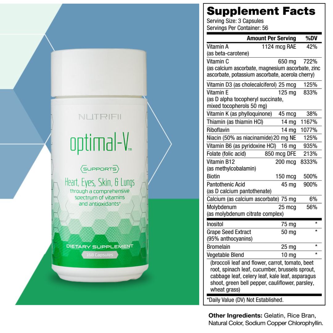 Nutrifii Optimals: Comprehensive Nutritional Supplements for Optimal Health - Shop at www.Biosense-Ariix.com - BiosenseClinic - Nutrifii™ Optimals - Optimal-V® + Optimal-M®