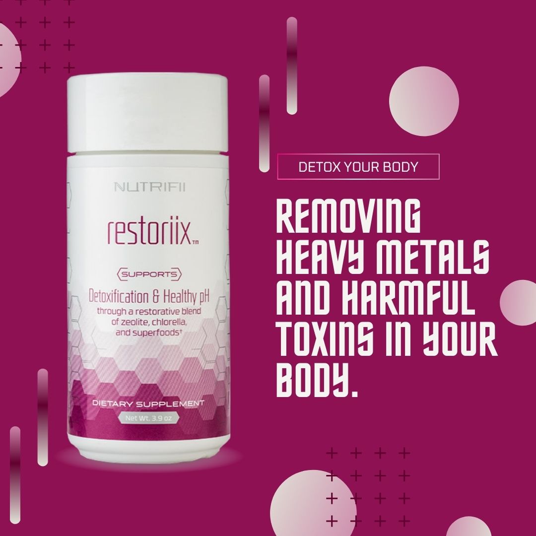 Nutrifii Restoriix - Shop at Biosense-Ariix.com - BiosenseClinic - Experience the power of nature with Nutrifii Restoriix™ and support your body’s natural detoxification and restoration processes. - Nutrifii™ Restoriix™